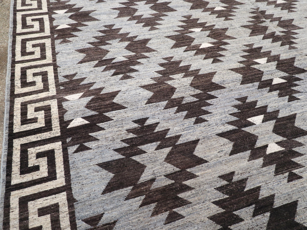 Modern East Turkestan Khotan Room Size Carpet, No.32479 - Staging