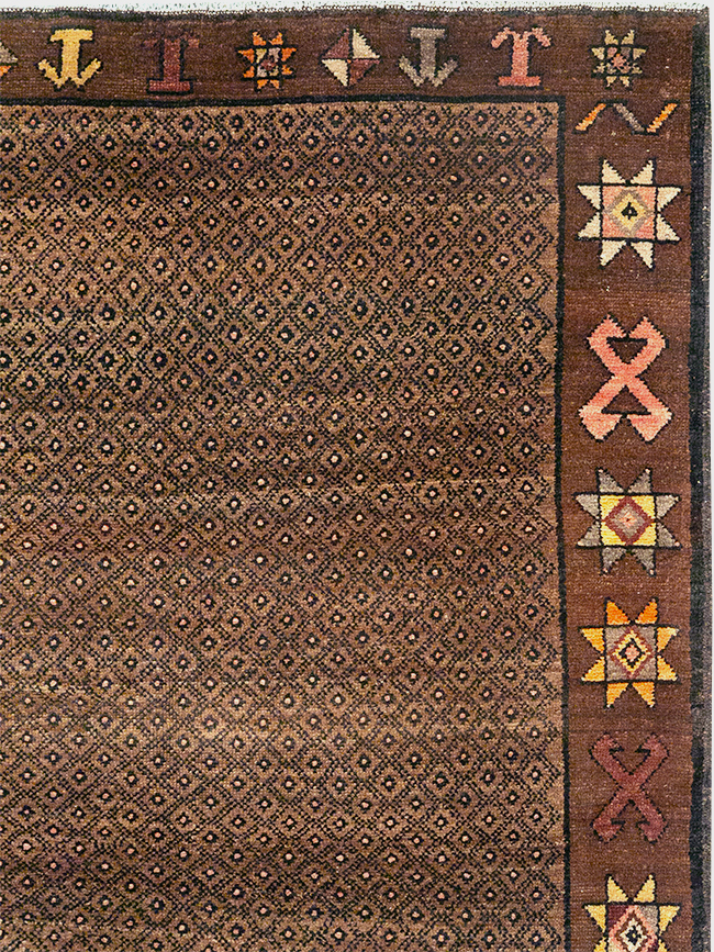 Vintage Turkish Anatolian Room Size Carpet, No.32493 - Staging