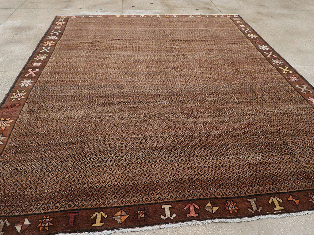 Vintage Turkish Anatolian Room Size Carpet, No.32493 - Staging