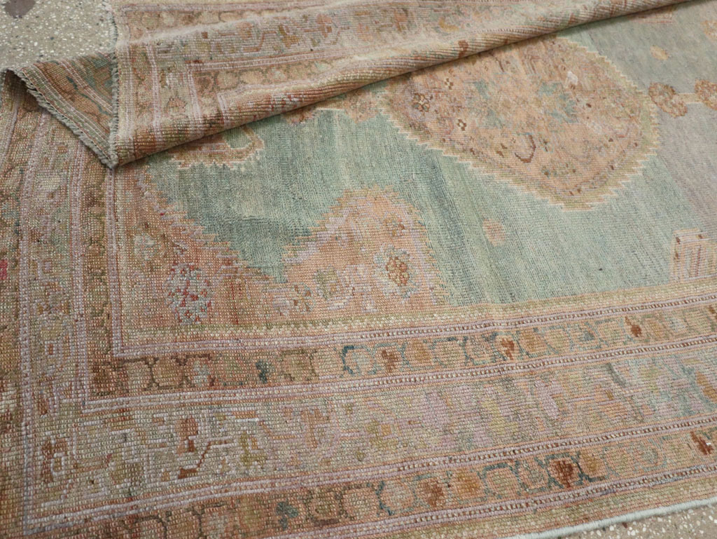 Antique Persian Kurdish Long Runner, No.32500 - Staging