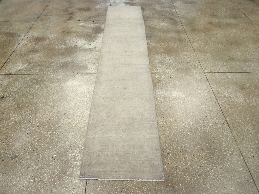 Vintage Persian Tabriz Runner, No.32501 - Staging