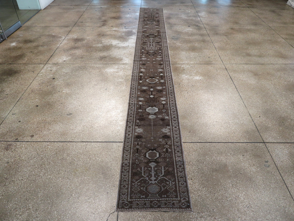 Vintage Turkish Anatolian Long Runner, No.32502 - Staging