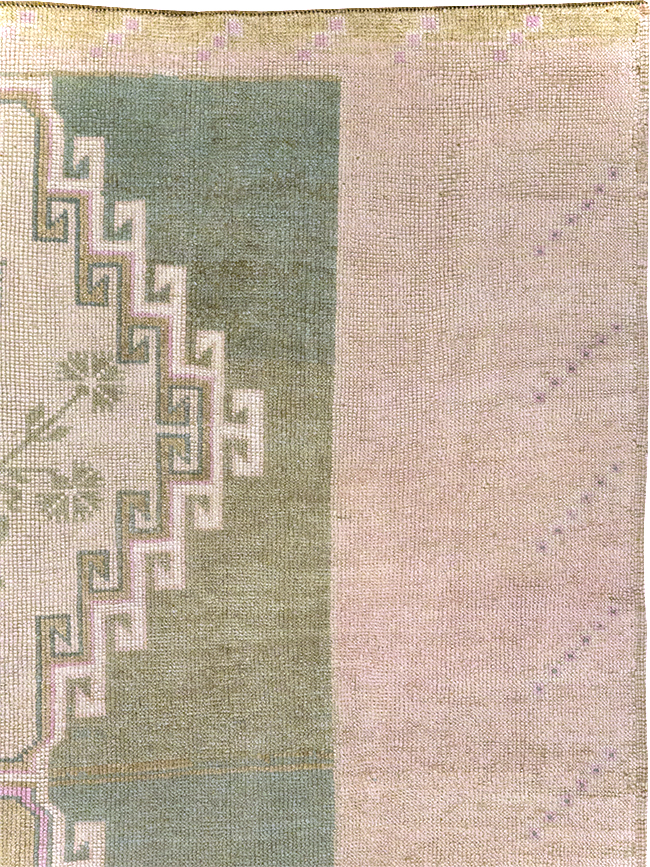 Vintage Turkish Anatolian Wide Gallery Runner, No.32503 - Staging