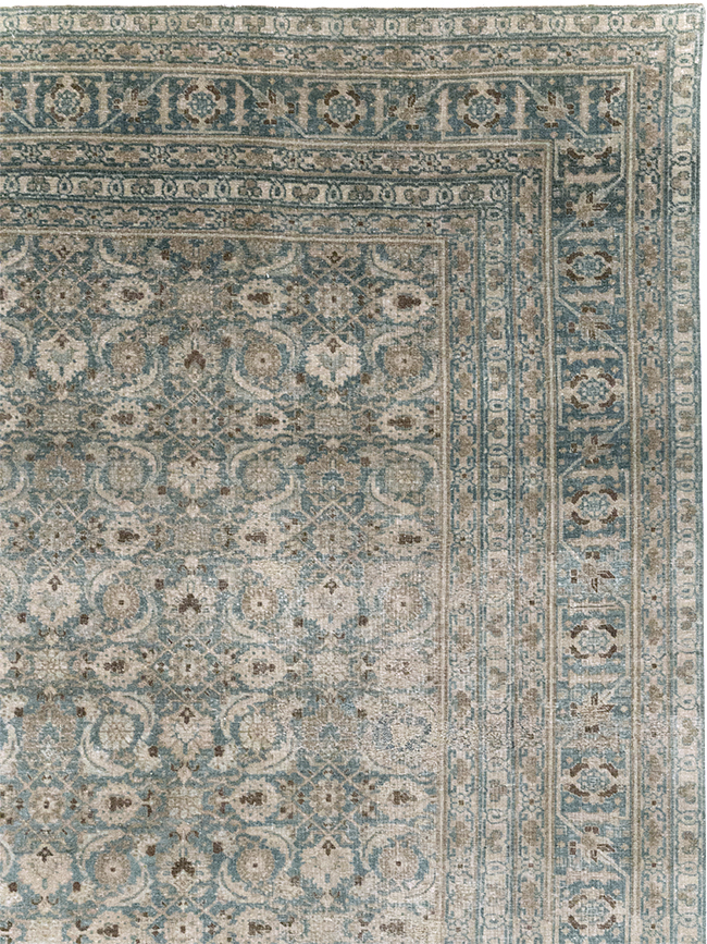 Antique Persian Tabriz Carpet, No.32504 - Staging