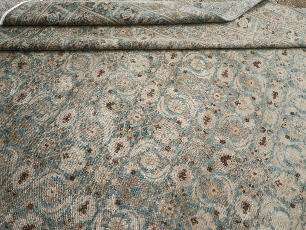 Antique Persian Tabriz Carpet, No.32504 - Staging