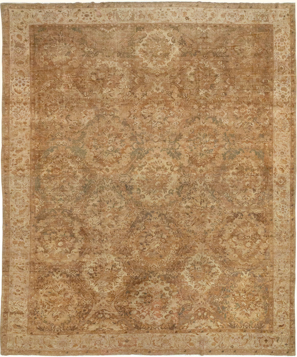 Antique Persian Malayer Large Room Size Carpet, No.32510 - Staging