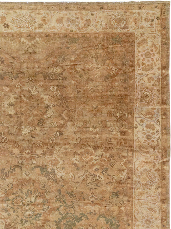 Antique Persian Malayer Large Room Size Carpet, No.32510 - Staging