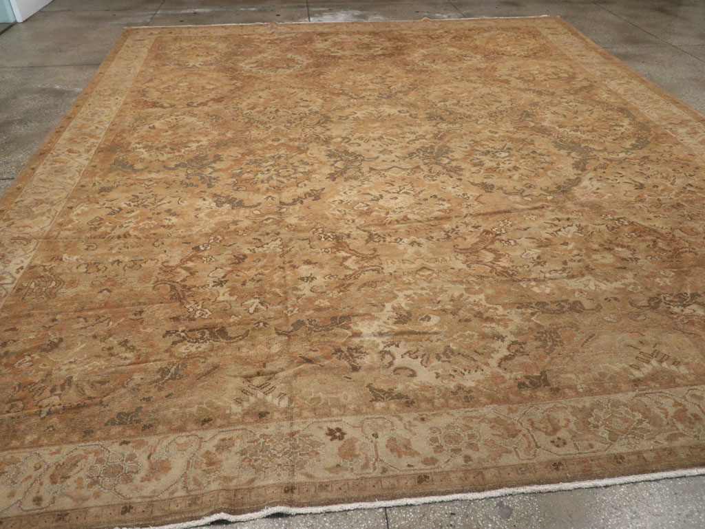 Antique Persian Malayer Large Room Size Carpet, No.32510 - Staging