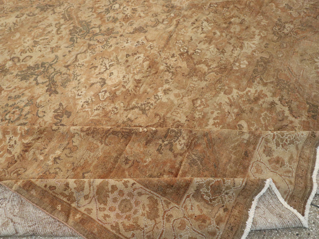 Antique Persian Malayer Large Room Size Carpet, No.32510 - Staging