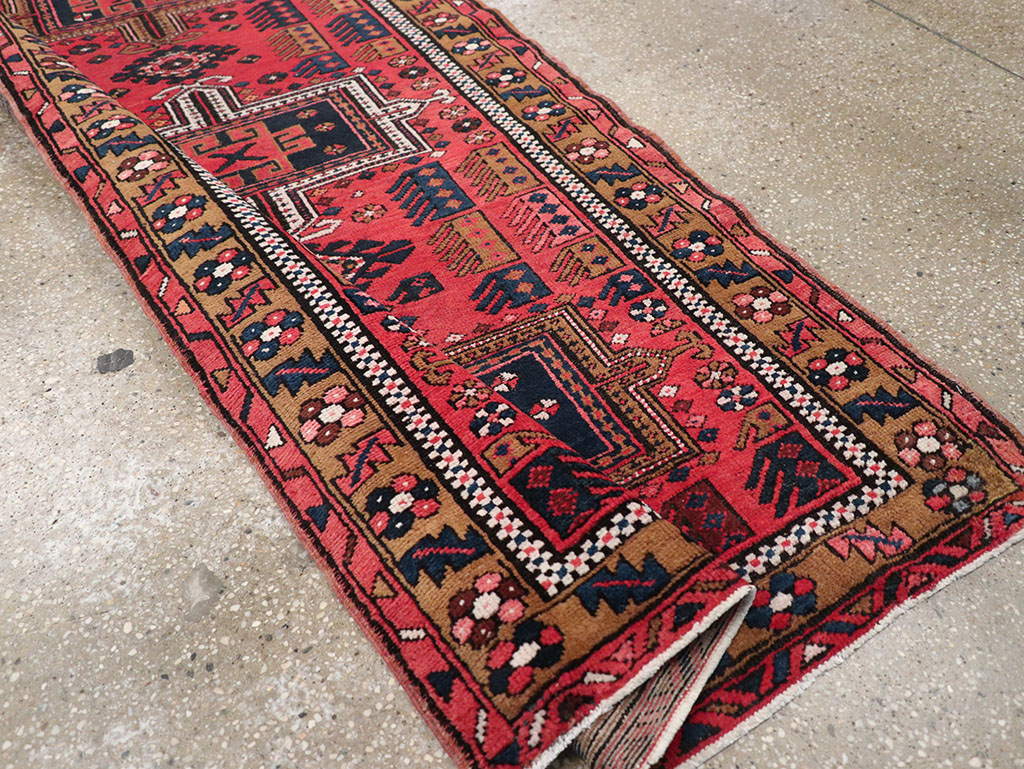 Vintage Persian Karajeh Runner, No.32514 - Staging