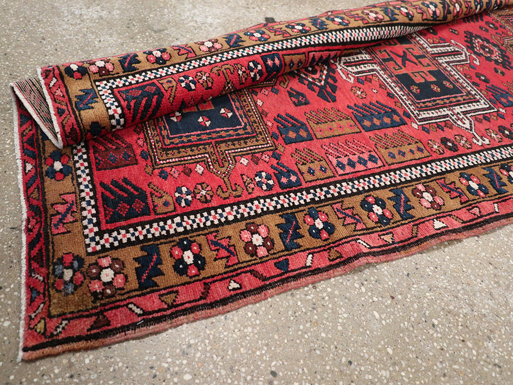 Vintage Persian Karajeh Runner, No.32514 - Staging