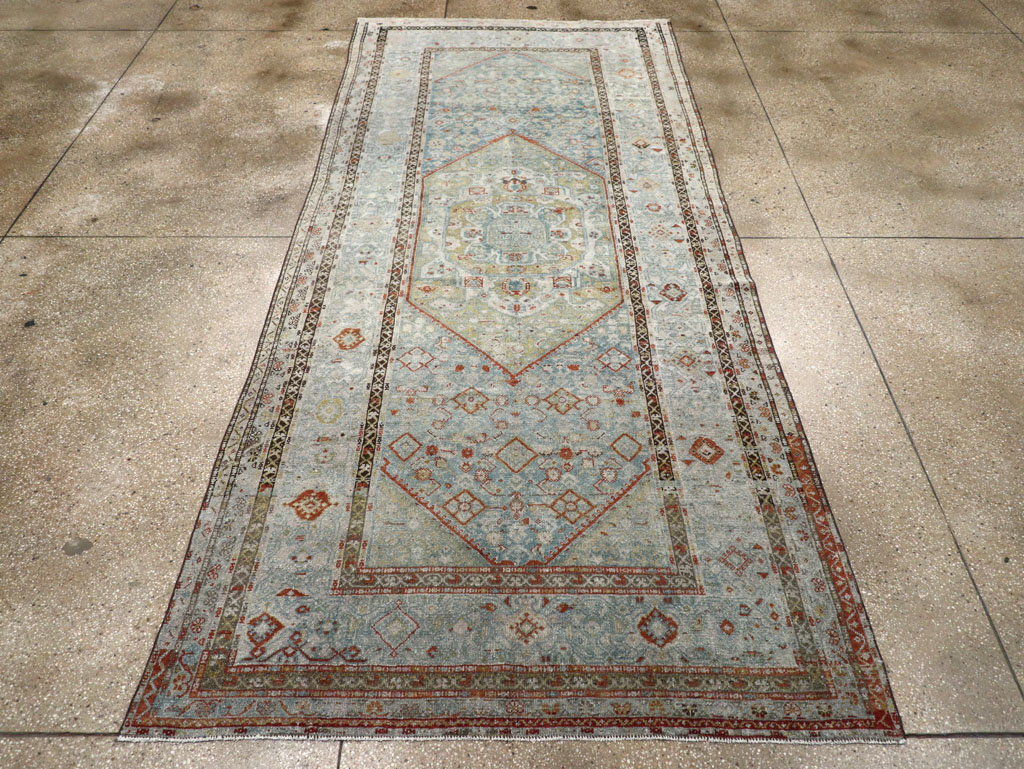 Antique Persian Malayer Gallery Rug, No.32515 - Staging