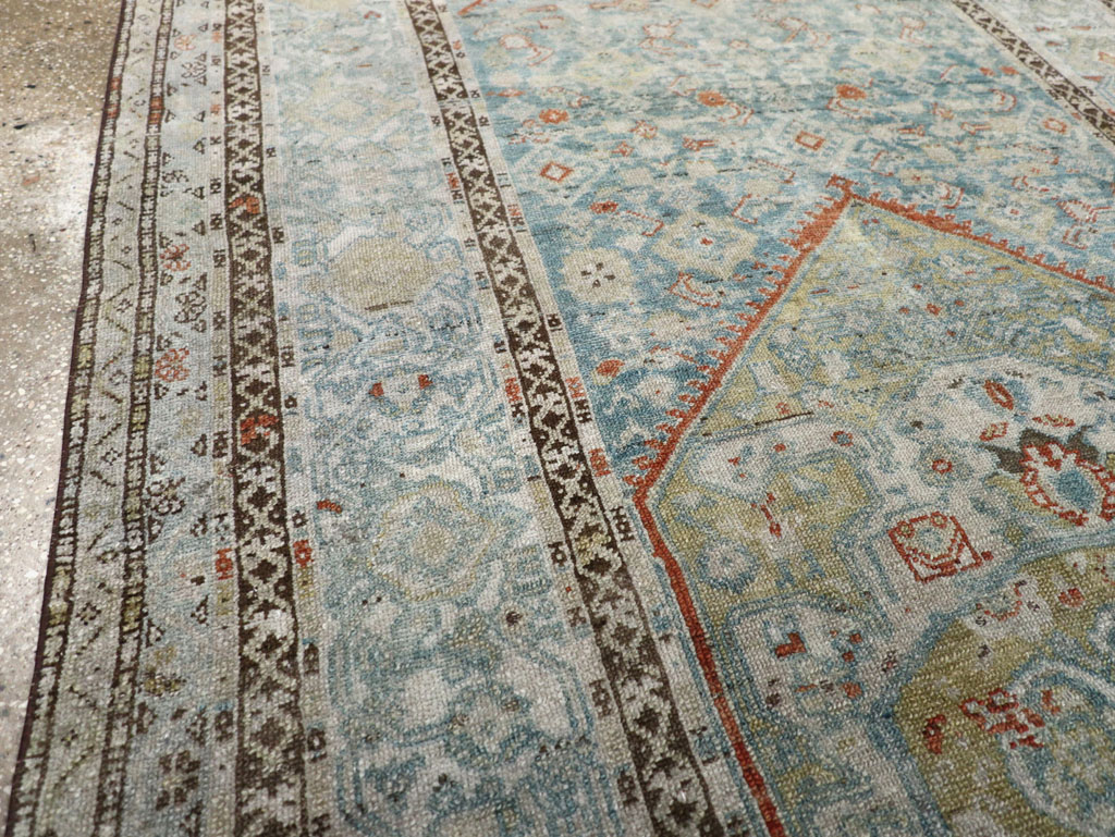 Antique Persian Malayer Gallery Rug, No.32515 - Staging