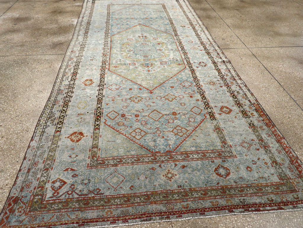 Antique Persian Malayer Gallery Rug, No.32515 - Staging