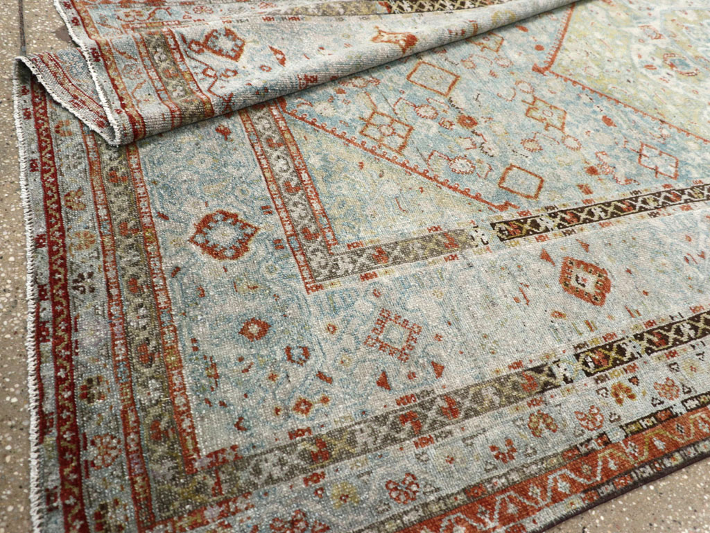 Antique Persian Malayer Gallery Rug, No.32515 - Staging