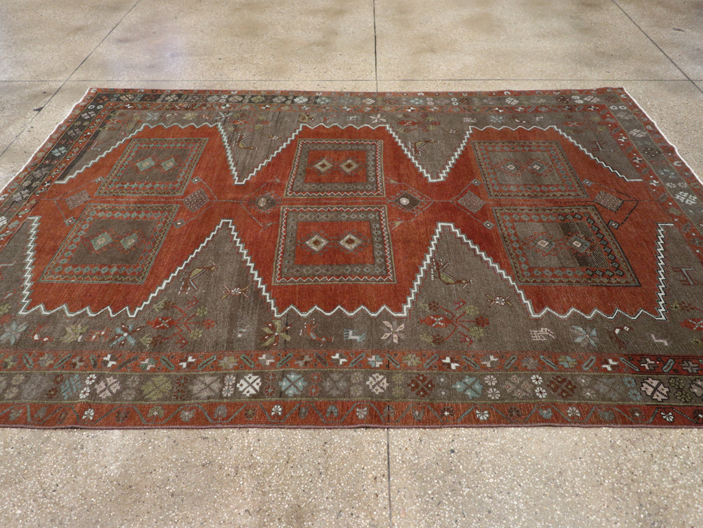 Vintage Anatolian Carpet, No.32516 - Staging