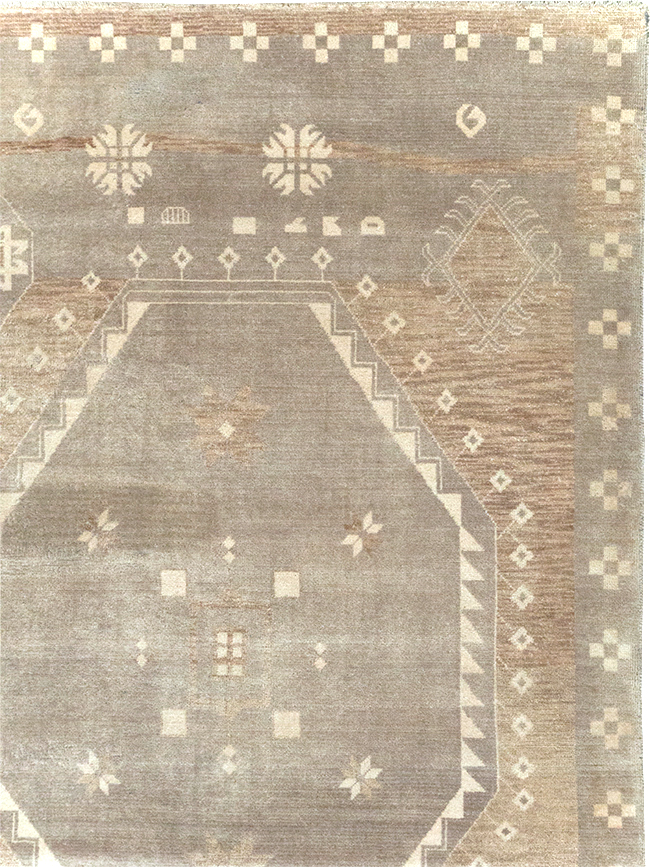 Modern Turkish Anatolian Room Size Carpet, No.32517 - Staging