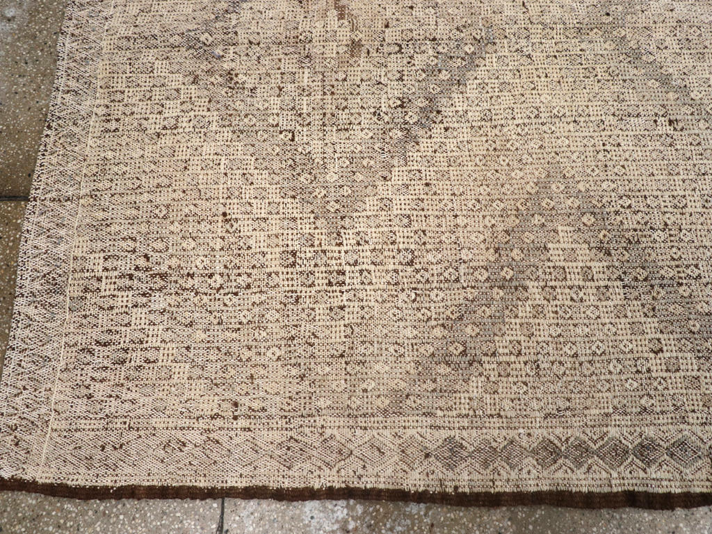 Vintage Moroccan Flatweave Kilim, No.32541 - Staging