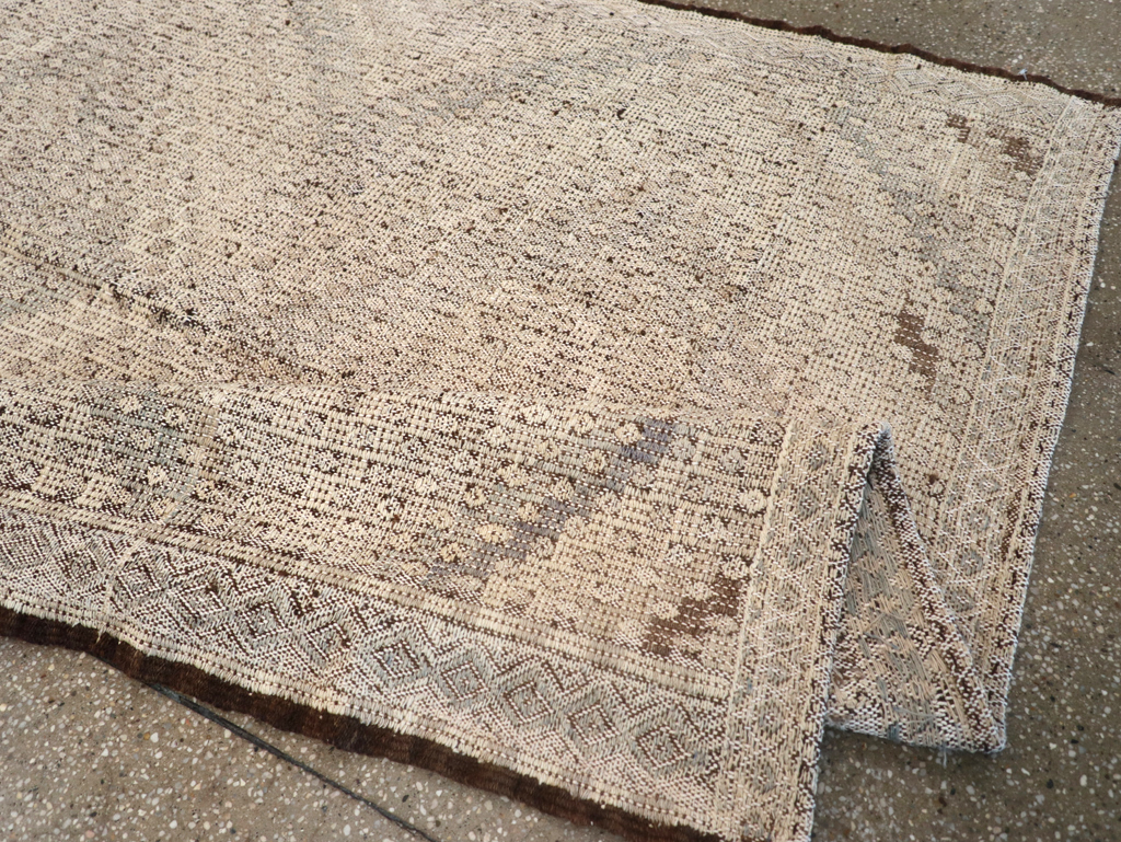 Vintage Moroccan Flatweave Kilim, No.32541 - Staging