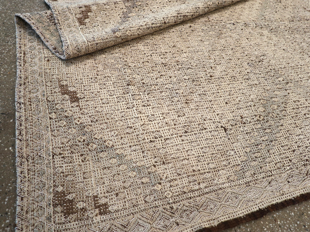 Vintage Moroccan Flatweave Kilim, No.32541 - Staging