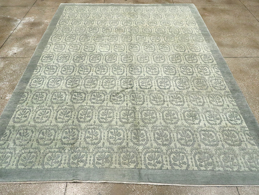Modern Tibetan Room Size Carpet, No.32546 - Staging