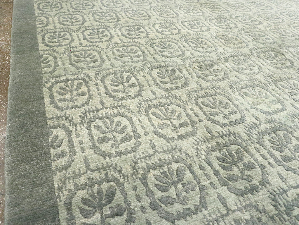 Modern Tibetan Room Size Carpet, No.32546 - Staging