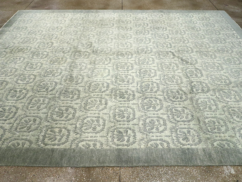 Modern Tibetan Room Size Carpet, No.32546 - Staging