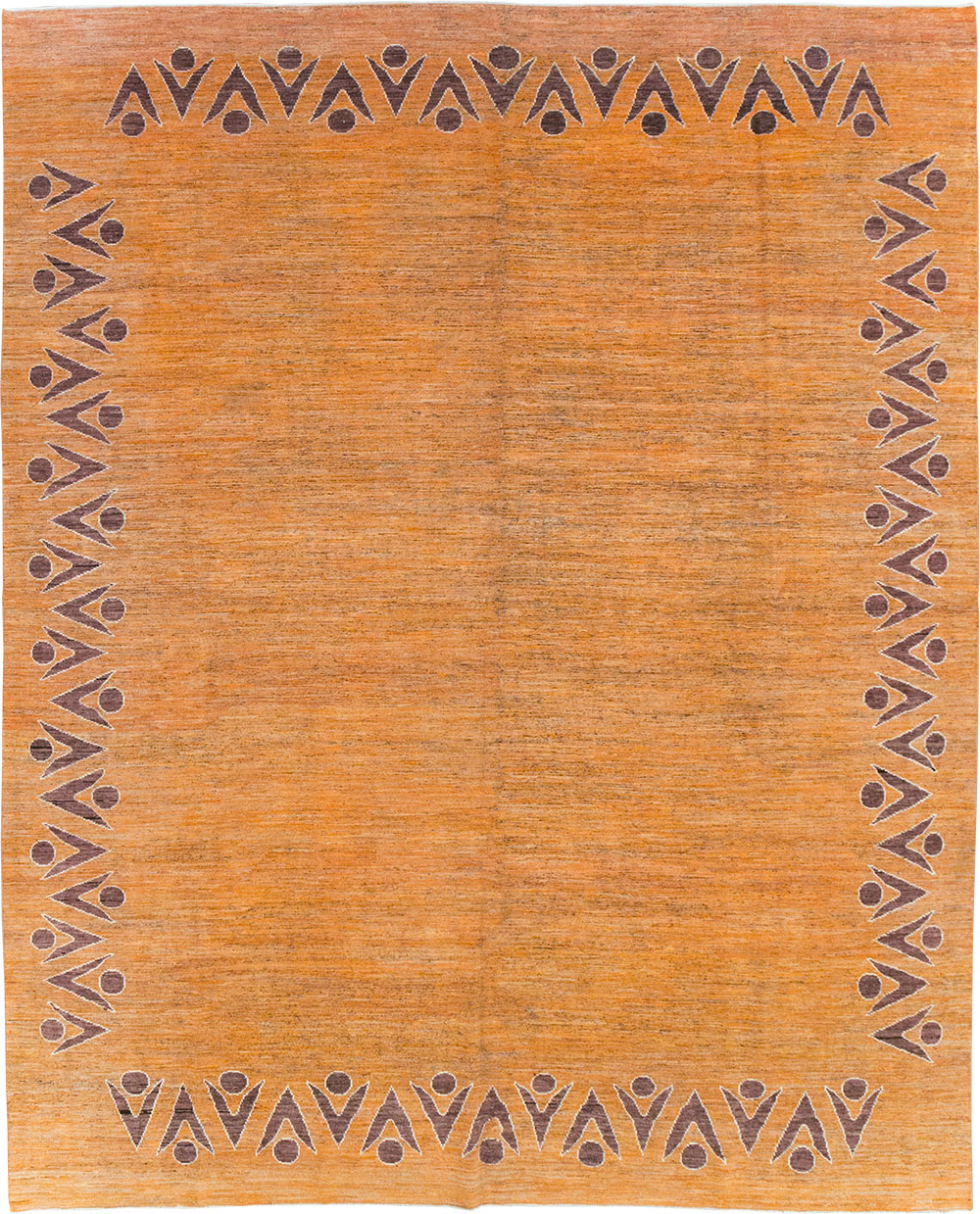 Modern East Turkestan Khotan Room Size Carpet, No.32548 - Staging