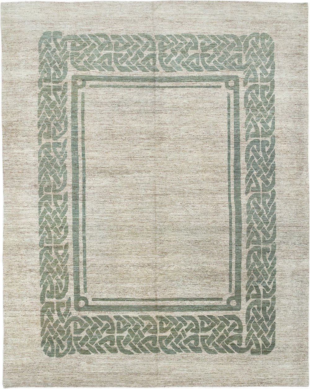 Modern East Turkestan Khotan Room Size Carpet, No.32553 - Staging