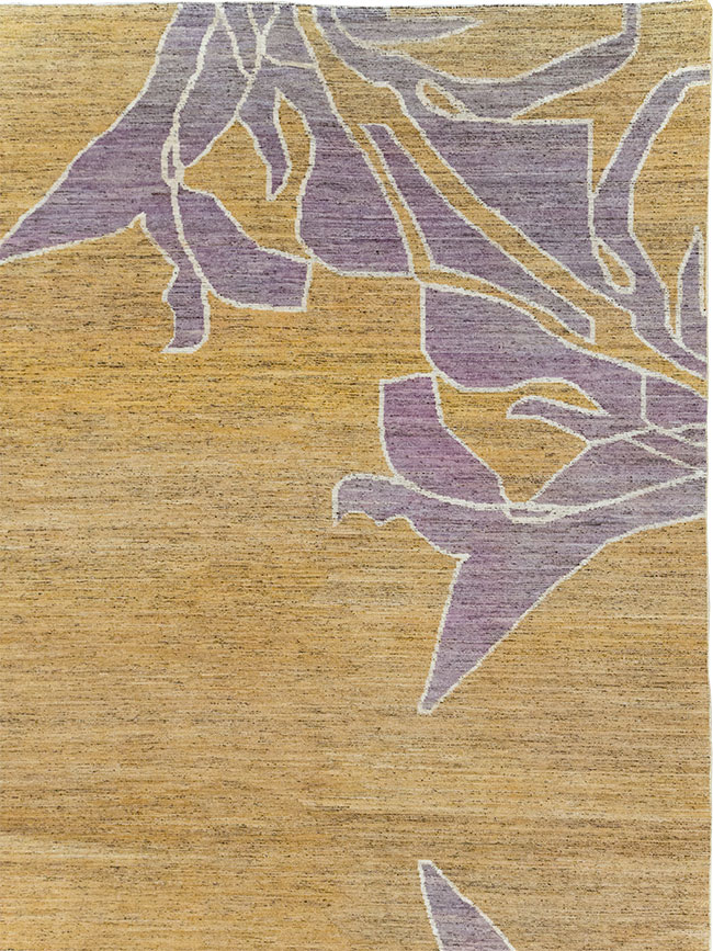 Modern East Turkestan Khotan Square Room Size Carpet, No.32555 - Staging