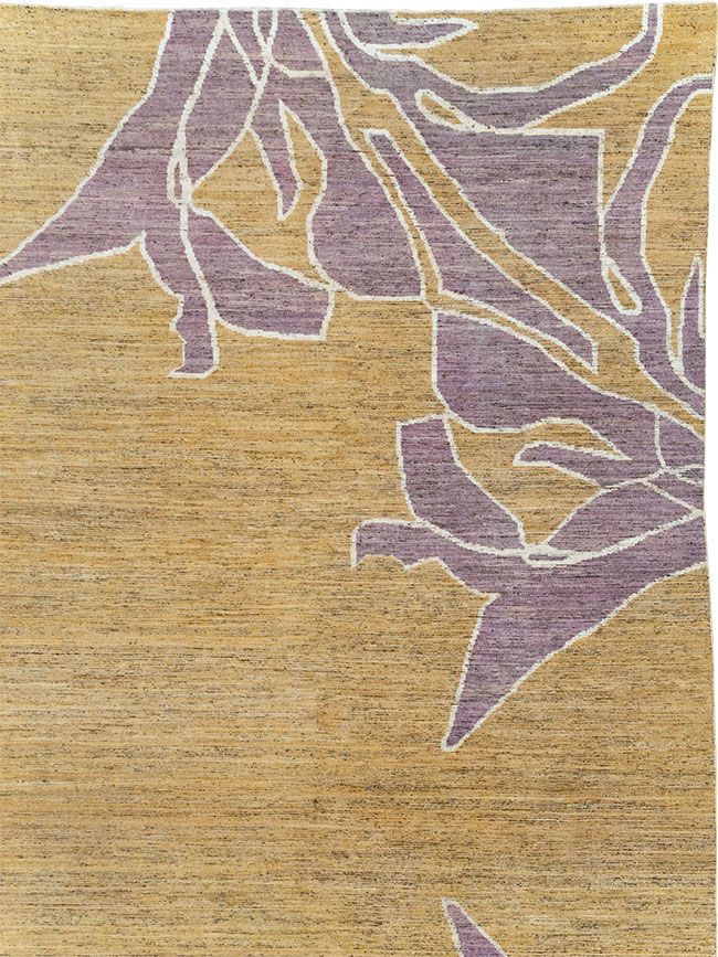 Modern East Turkestan Khotan Square Room Size Carpet, No.32555 - Staging