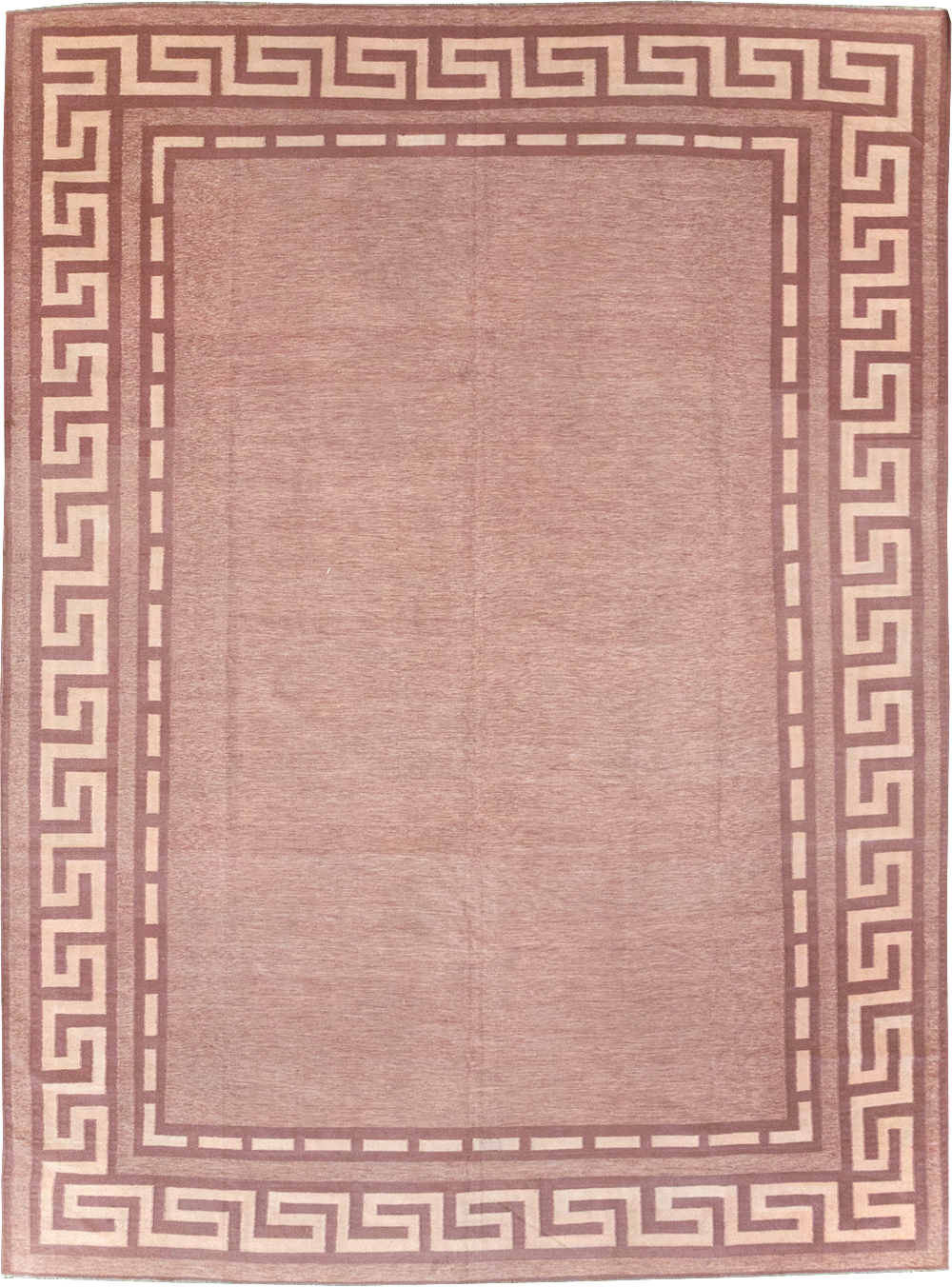 Vintage Indian Flatweave Dhurrie Room Size Carpet, No.32564 - Staging
