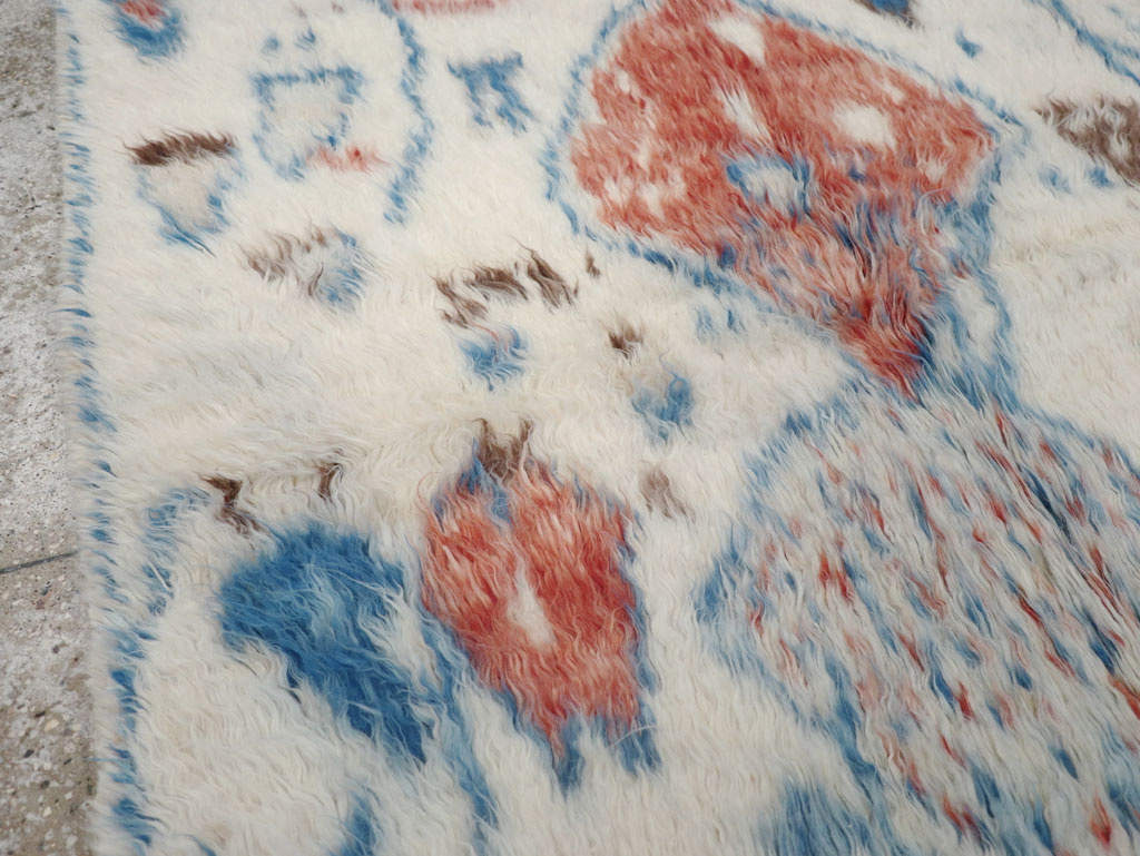 Vintage Moroccan Accent Rug, No.32584 - Staging