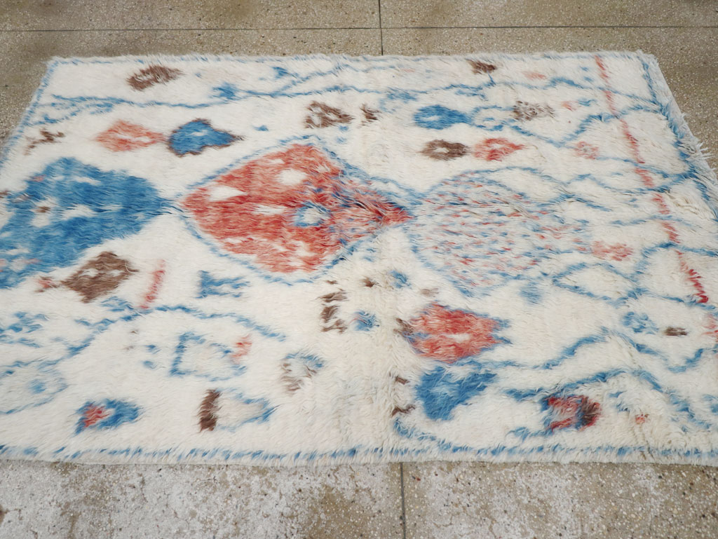 Vintage Moroccan Accent Rug, No.32584 - Staging