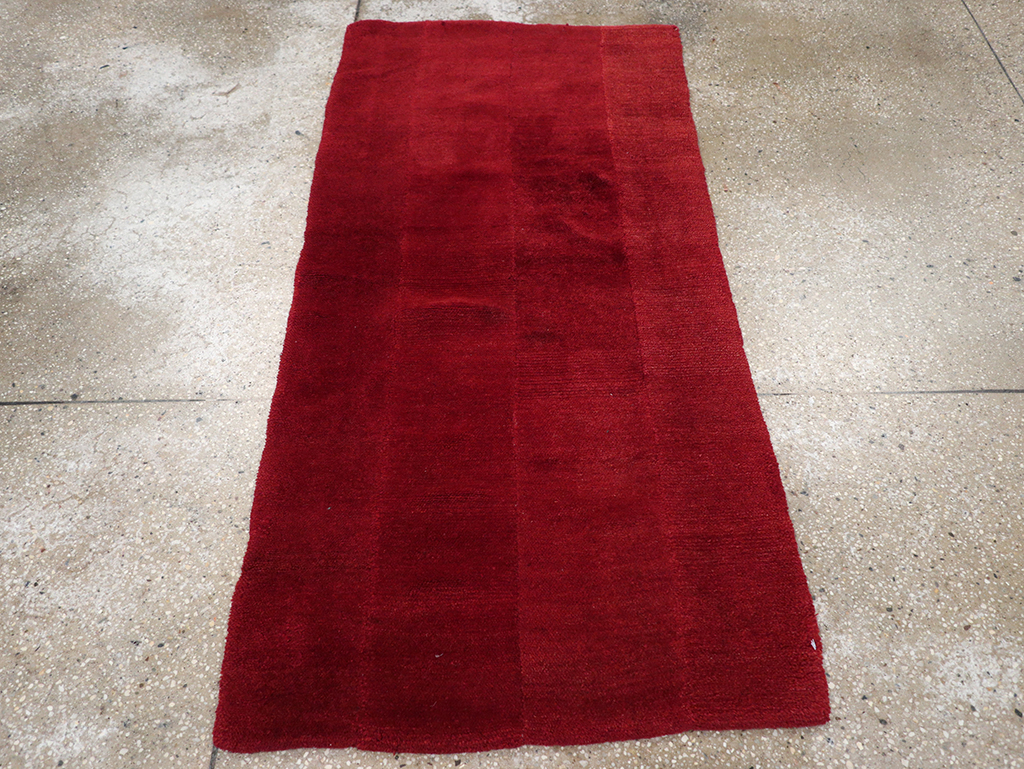 Vintage Tibetan Throw Rug, No.32586 - Staging