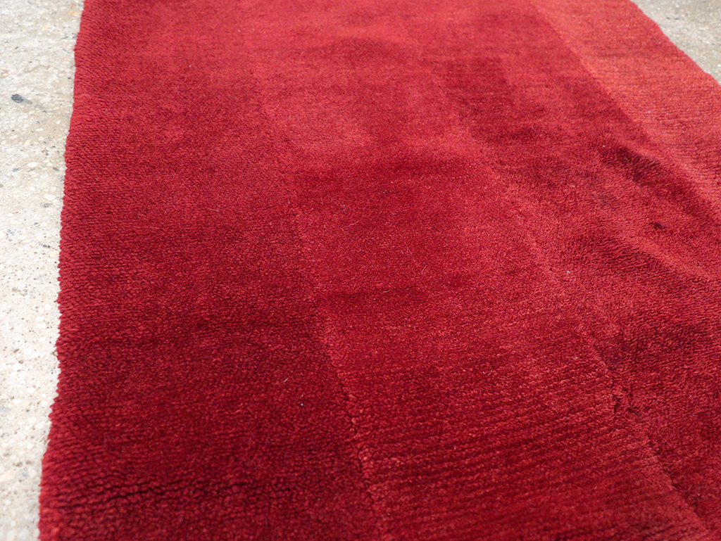 Vintage Tibetan Throw Rug, No.32586 - Staging