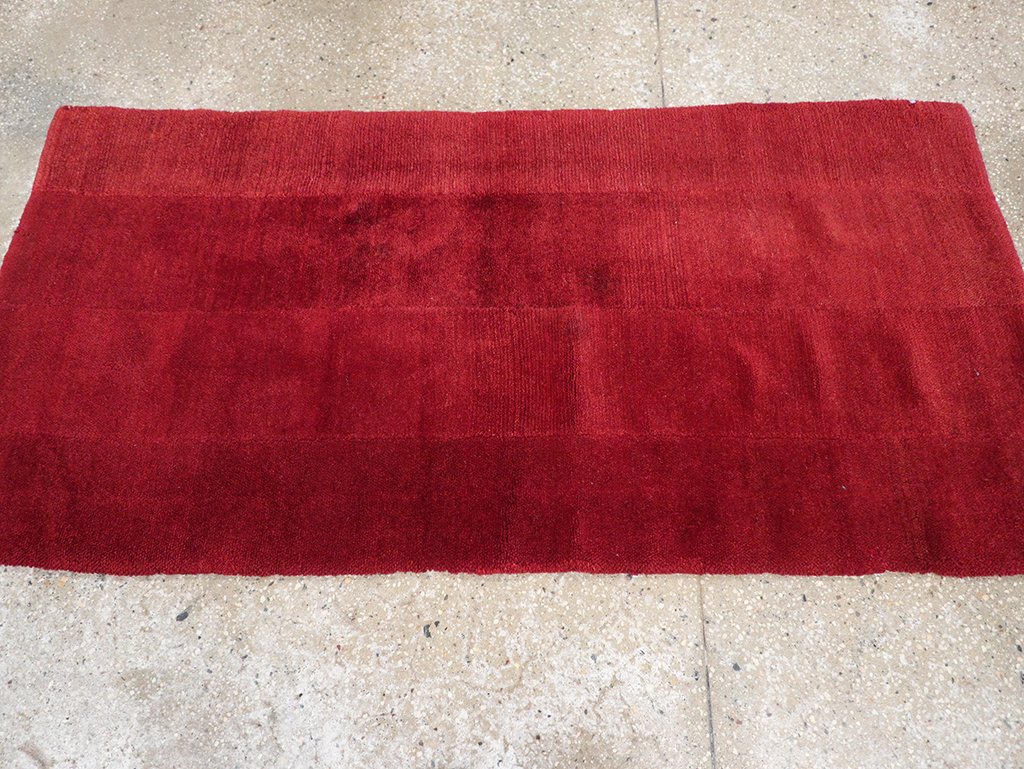 Vintage Tibetan Throw Rug, No.32586 - Staging