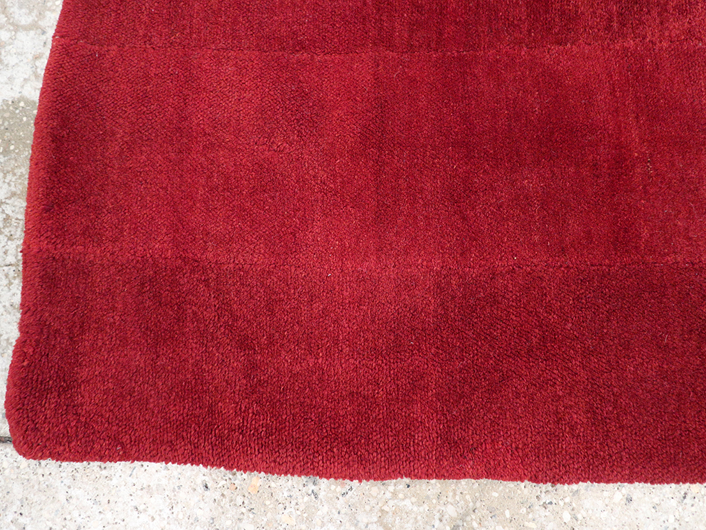 Vintage Tibetan Throw Rug, No.32586 - Staging