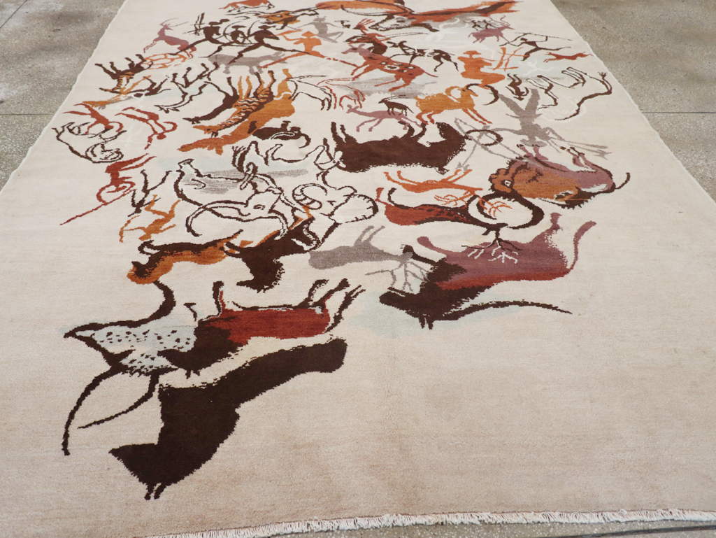 Mid-20th Century Art Deco Carpet: Caverna By Olga Fisch, No.32590 - Staging