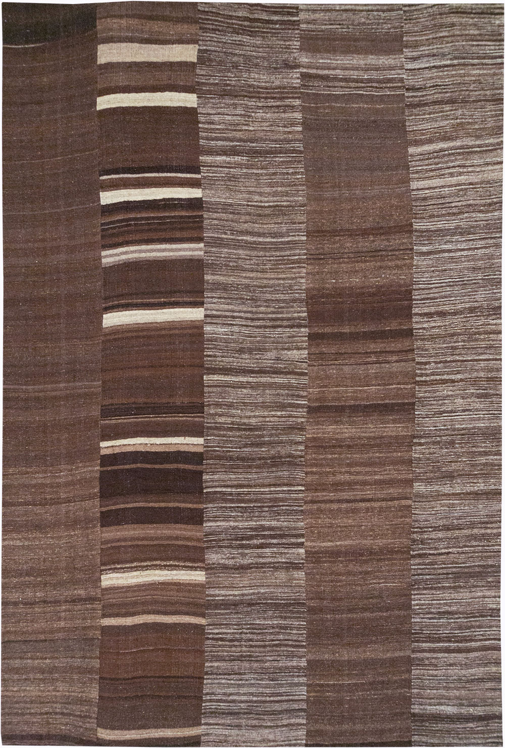 Modern Turkish Flatweave Kilim Large Carpet, No.32592 - Staging
