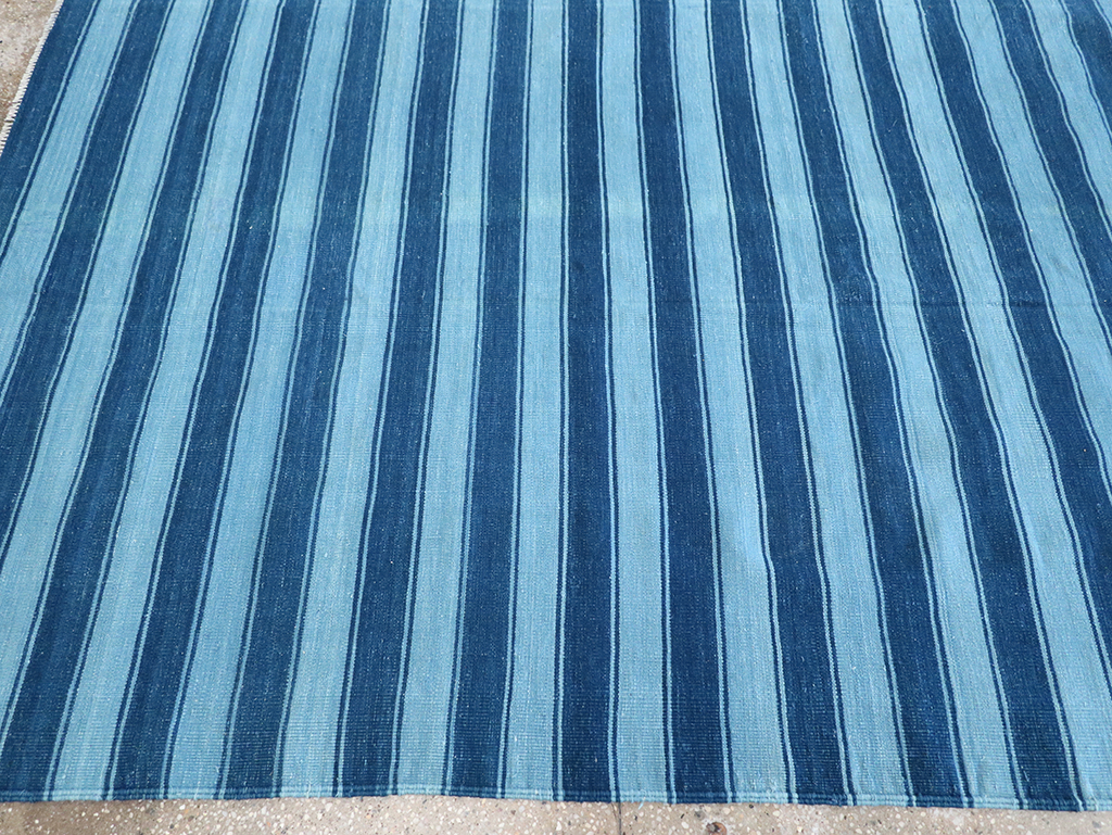 Vintage Indian Dhurrie Flatweave, No.32597 - Staging