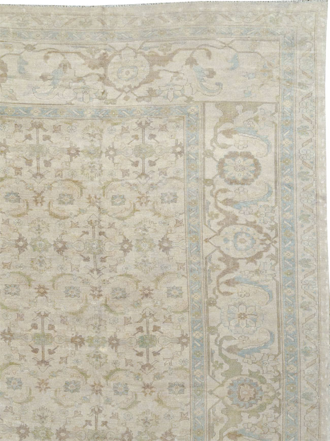 Vintage Turkish Oushak Oversize Carpet, No.32599 - Staging