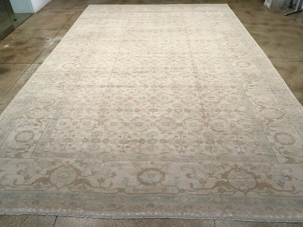 Vintage Turkish Oushak Oversize Carpet, No.32599 - Staging