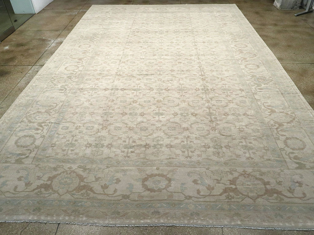 Vintage Turkish Oushak Oversize Carpet, No.32599 - Staging