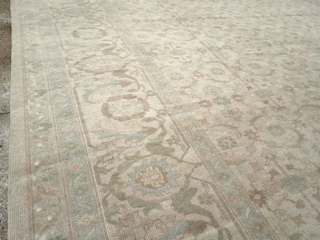 Vintage Turkish Oushak Oversize Carpet, No.32599 - Staging