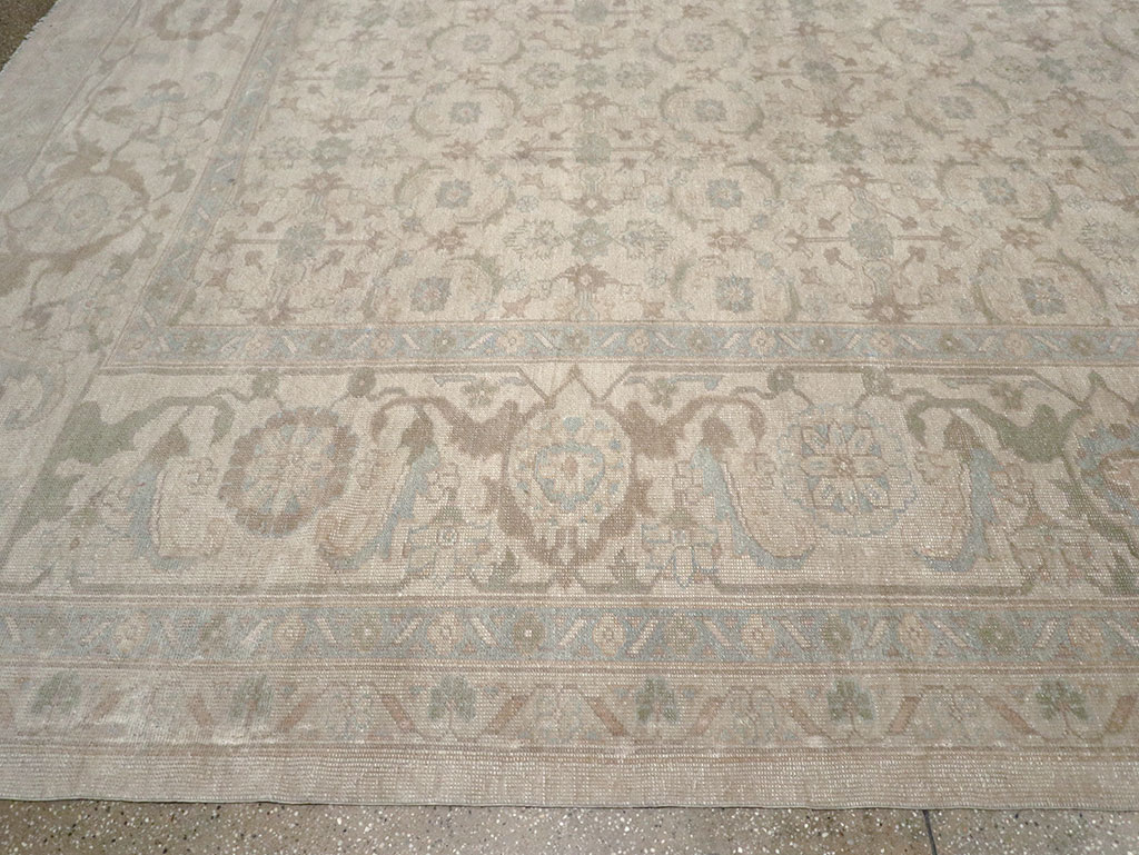 Vintage Turkish Oushak Oversize Carpet, No.32599 - Staging