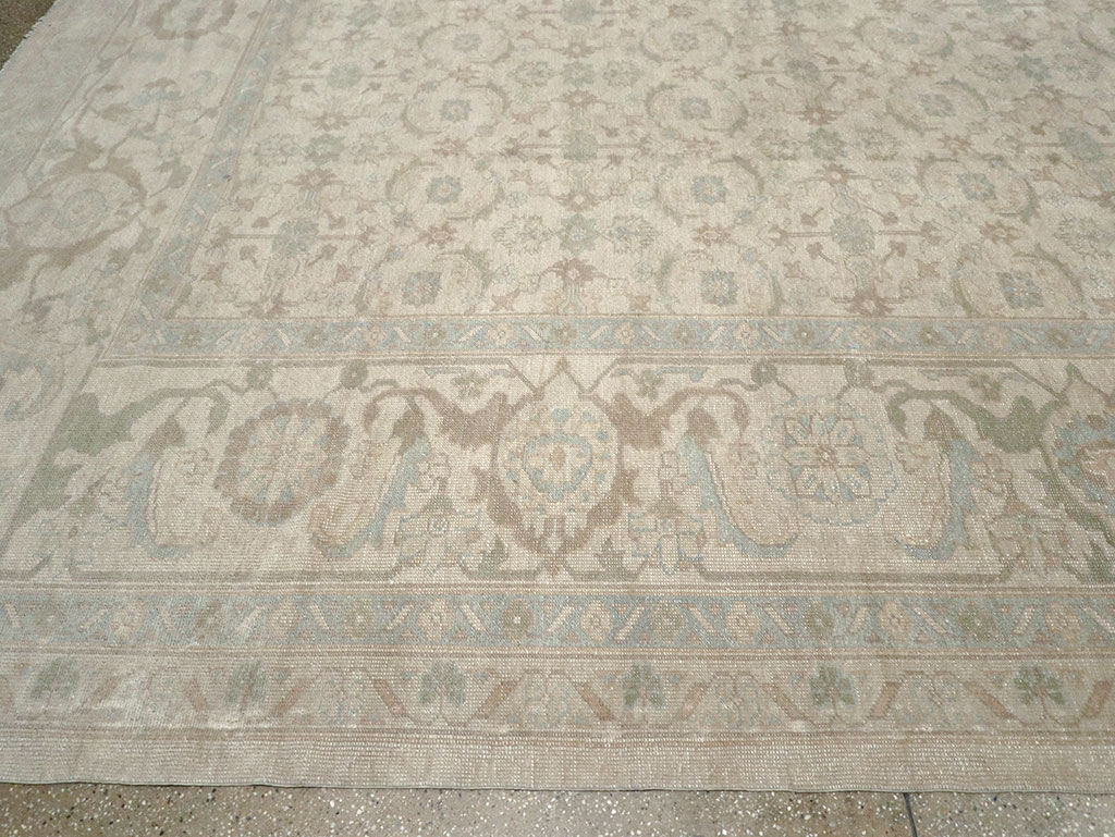 Vintage Turkish Oushak Oversize Carpet, No.32599 - Staging