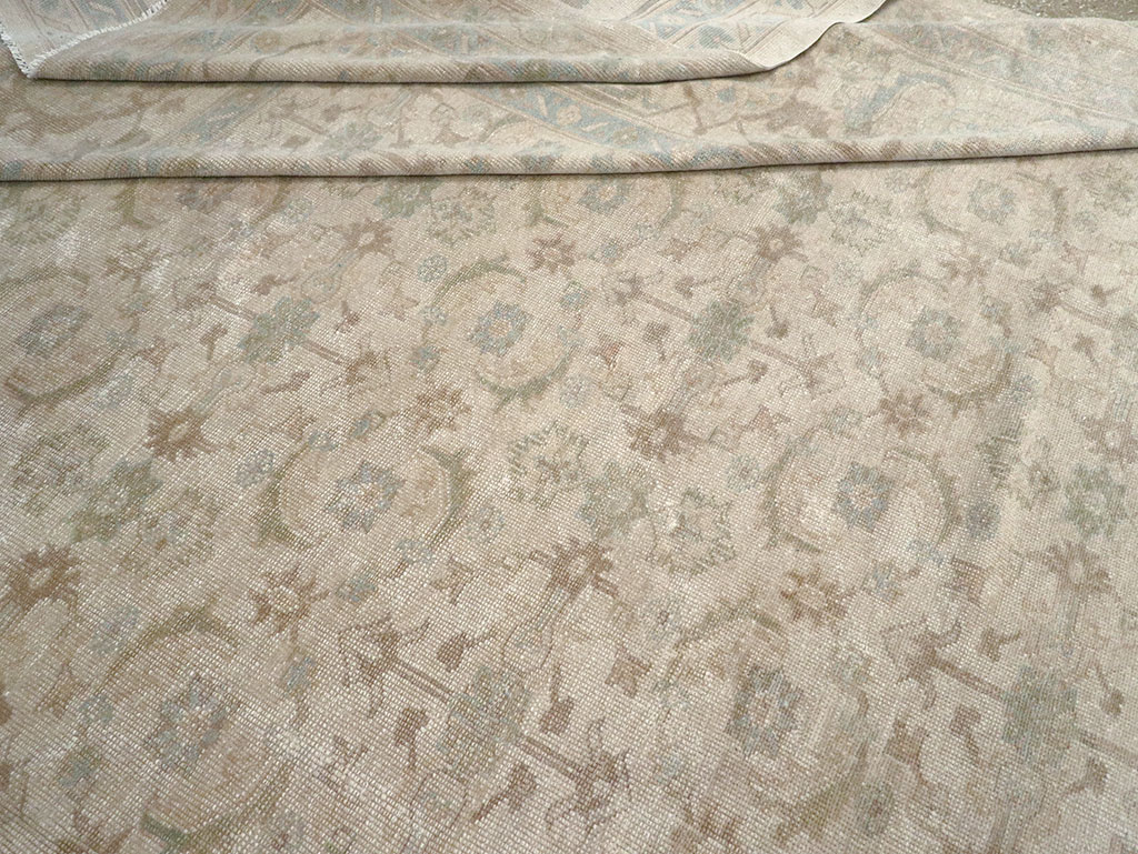 Vintage Turkish Oushak Oversize Carpet, No.32599 - Staging