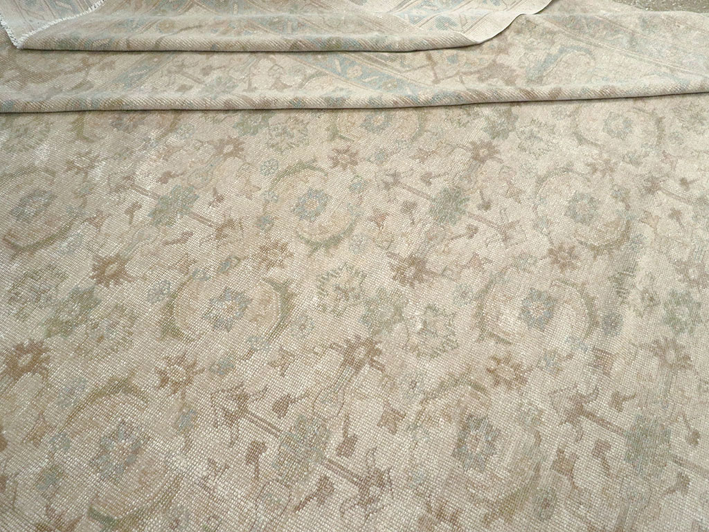 Vintage Turkish Oushak Oversize Carpet, No.32599 - Staging