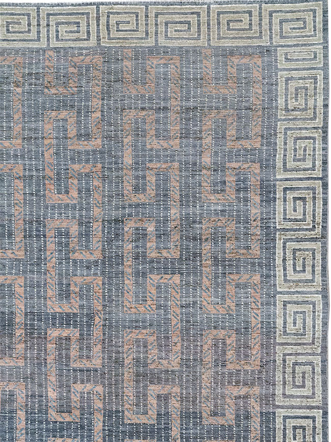 Modern East Turkestan Khotan Room Size Carpet, No.32603 - Staging